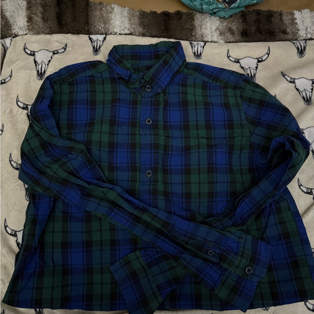 The Children's Place Plaid Button-Down Shirt